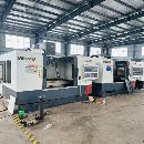 []两线一硬850加工中心，台湾新代系统，24把圆盘刀臂刀.